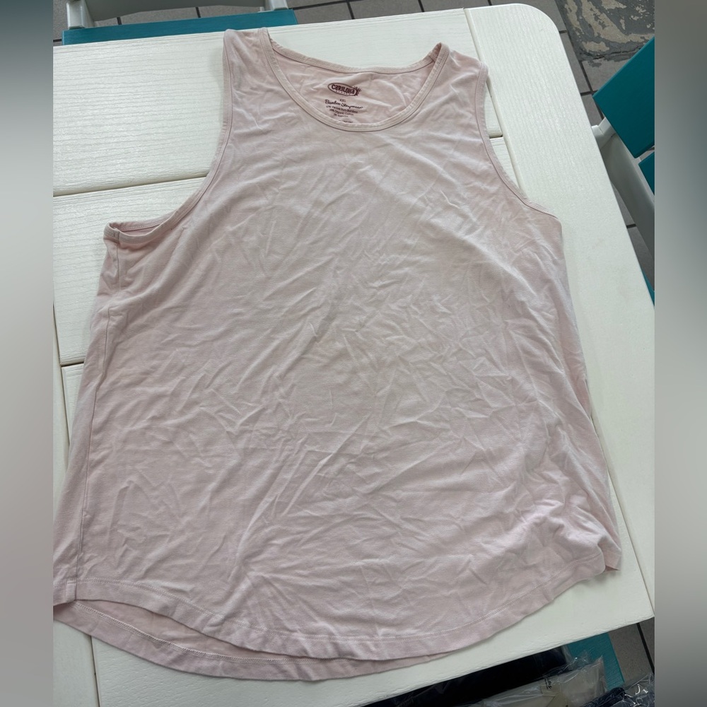 Light Pale Pink Cariloha Sleepwear Tank